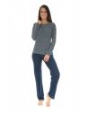 PYJAMA LONG BLEU ROXANA 617361200