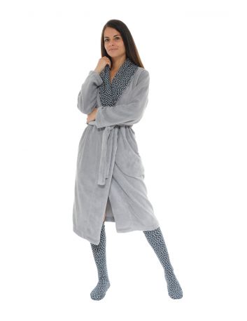 ROBE DE CHAMBRE GRIS ROXANA 617417100