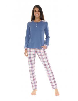 PYJAMA LONG BLEU ROMINA