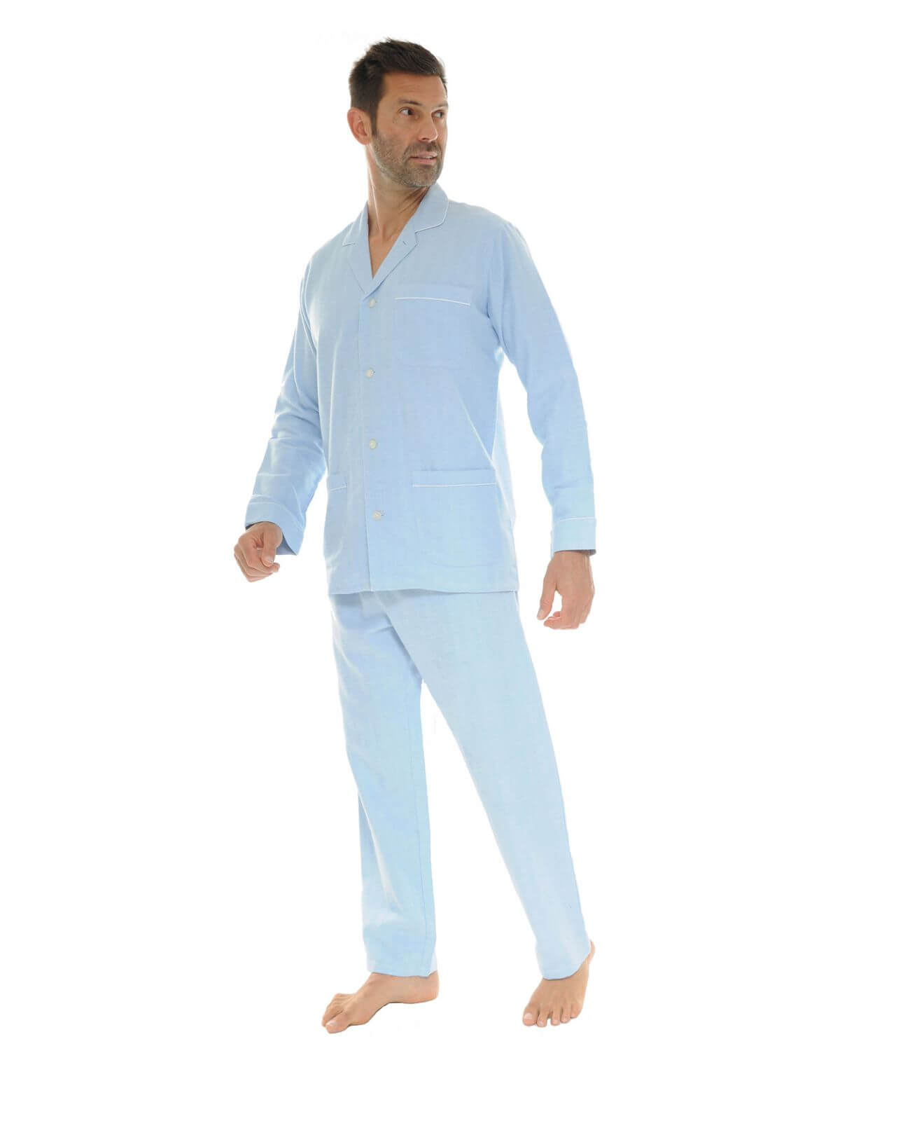 Pyjama chaud à manches longues polaire pour homme • Tous en Pyjama !