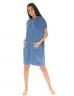 KIMONO COURT BLEU VAHINE 
