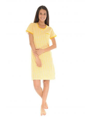 CHEMISE DE NUIT JAUNE VIANELLE 