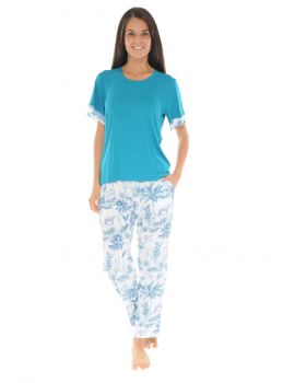 PYJAMA LONG BLEU VIKY BLEU