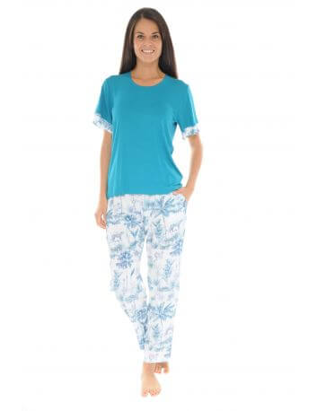 PYJAMA LONG BLEU VIKY BLEU