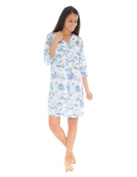 CHEMISE DE NUIT BLEU VIKY 