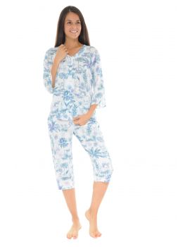 PYJAMA COURT BLEU VIKY 